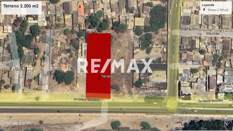Terreno en Venta, Avenida Rafael Gonzalez.